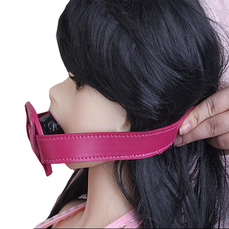 Silicone penis mouth plug Slave Dildo mouth ball Gag BDSM Deep Throat mouth Gag
