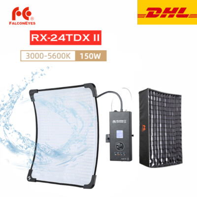 Falcon Eyes RX-24TDX II 150W Photography Waterproof LED Flex Light +RX-24SBHC II
