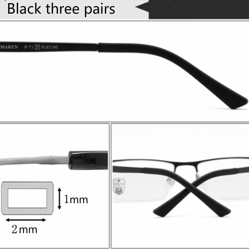 uk-3-pairs-antislip-silicone-temple-tips-eyeglass-flat-ear-tubes-replacement