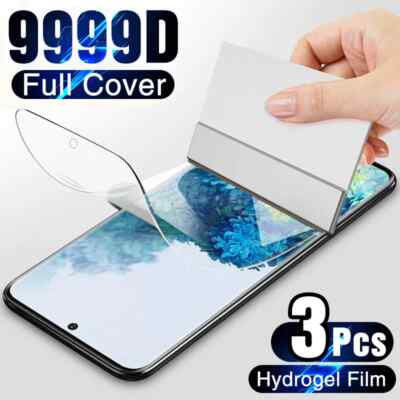 3PCS Hydrogel Film for Redmi Note 12 Pro 9 8 9A 9C 9T 8T Note 10 11 Pro 5G 9S 7