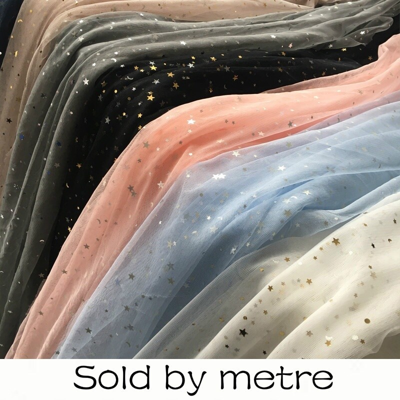 glitter-star-tulle-mesh-fabric-sheer-tutu-skirt-weddig-dress-cloth-by-metre