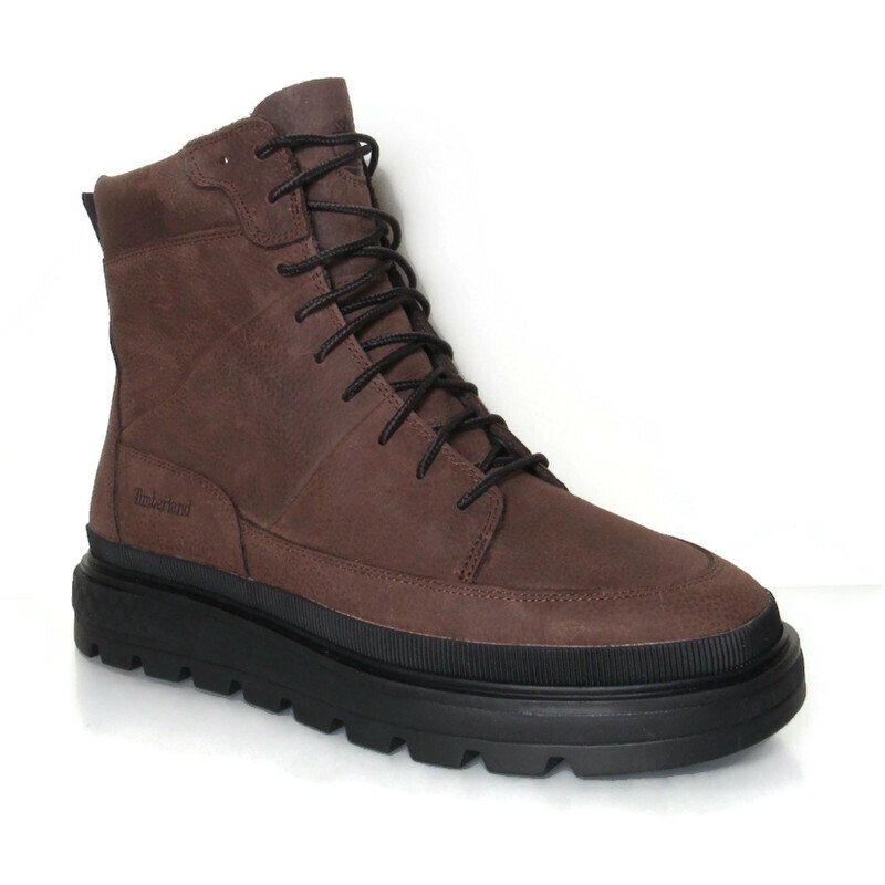 

Женские непромокаемые ботинки Timberland Ray City темно-коричневые из нубука A2KE4, Коричневый, Timberland Ray City EK