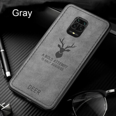 For Xiaomi Mi 13T 11T Redmi Note 13 12 11 Pro Deer FabricCloth Hybrid Slim Case