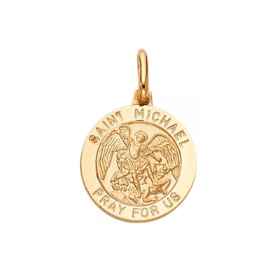St michael shop gold charm