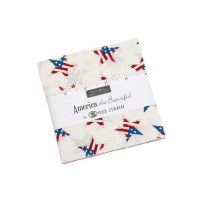 America The Beautiful Charm Pack (42) 5 inch squares Moda Deb Strain