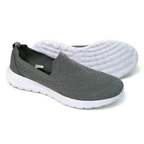 womens-athletic-works-knit-slip-on-comfort-fit-memory-foam-gray-casual-shoes-10m