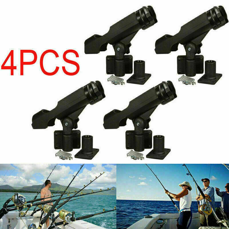 4 Stück Bootsrutenhalter Boot Boots Rutenhalter Drehbar Original verpackt 360°