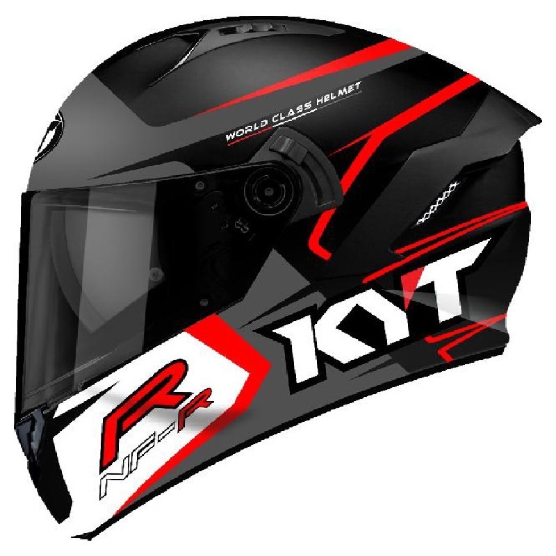 Full Face Helmet Kyt Nfr Track Matt Grey Helmet Size M