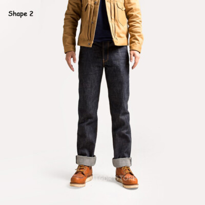 Red Tornado Blacksmith Buckle Back Jeans Vintage Fashion Men Selvage Denim Pants