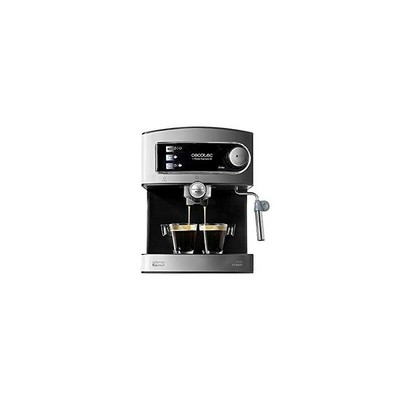Bueno-Cecotec Power Espresso Cafetera presión  20 Bares, Inoxidable 850W