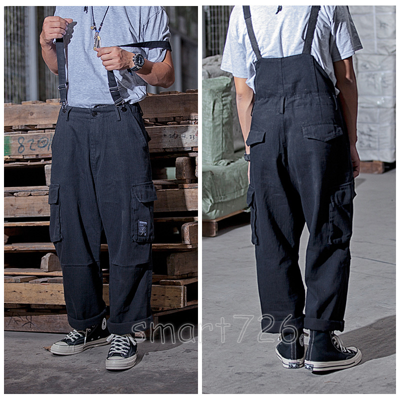 Mens Vintage Suspender Cargo Casual Loose Pants Overalls Wide Leg Trousers HOT | eBay Mens Vintage Suspender Cargo Casual Loose Pants Overalls Wide Leg Trousers HOT | eBay