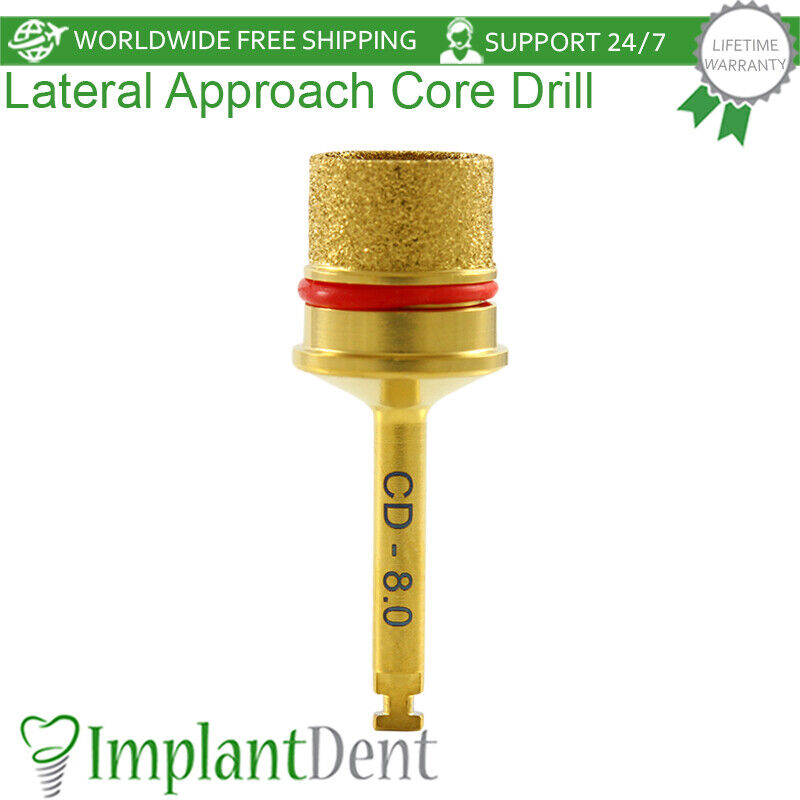 Lateral Approach Core Drill Ø8 Sur Gical Tool Sin Us Membrane Lift Dental