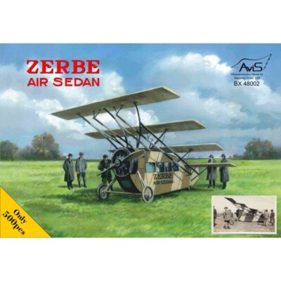 1/48 Avis 48002 American single-engine quadriplane Zerbe Air Sedan