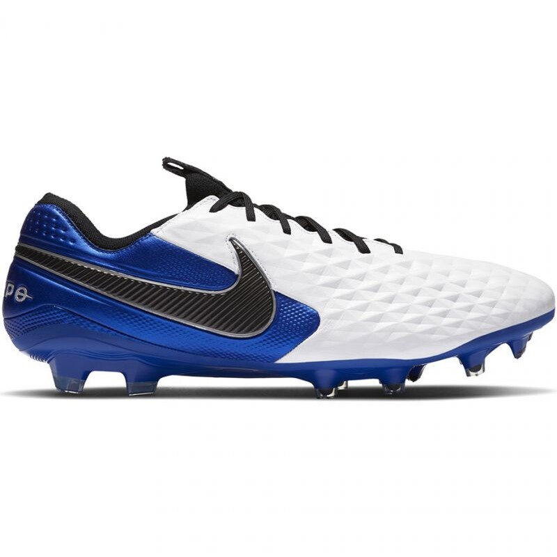 

Мужские кроссовки Nike Tiempo Legend 8 Elite FG белые королевские синие черные AT5293-104 размер 7,5, Белый, Nike Tiempo Legend 8