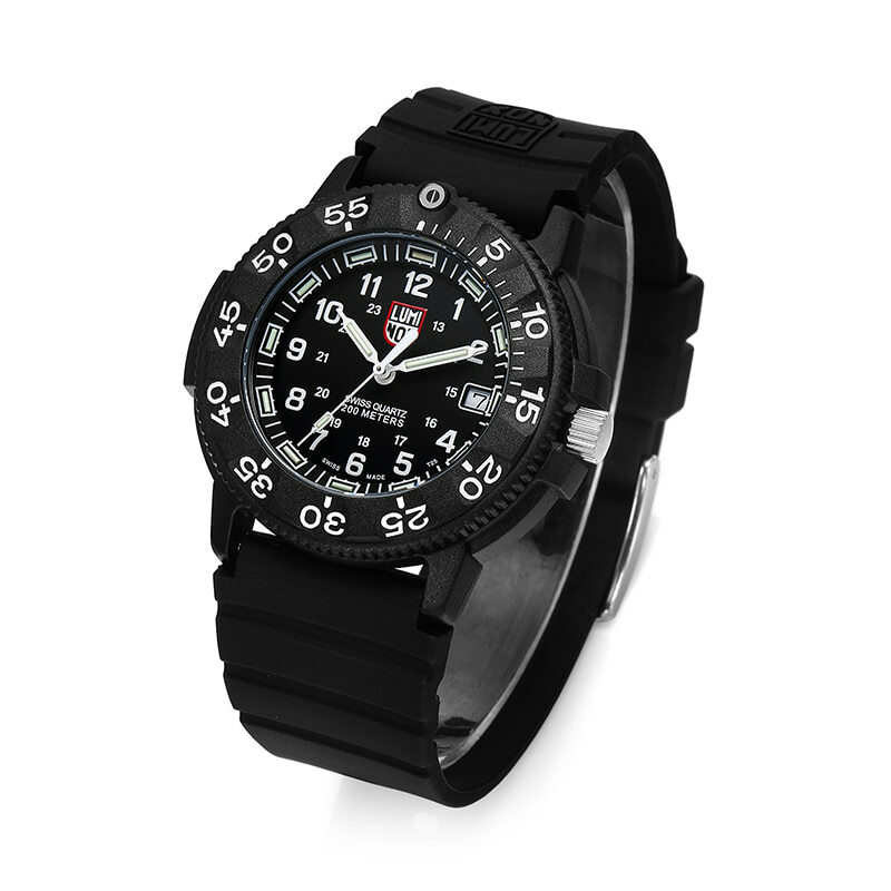 Pre-owned Luminox Original  Navy Seal Quartz Watch Men Mariner Diver 200m Swiss Made 3001f
