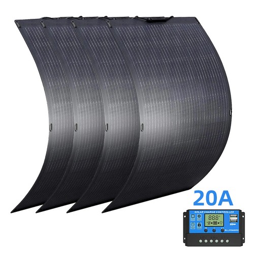 ALLPOWERS Flexible Solar Panel 100W - 400W for Car Boat RV H