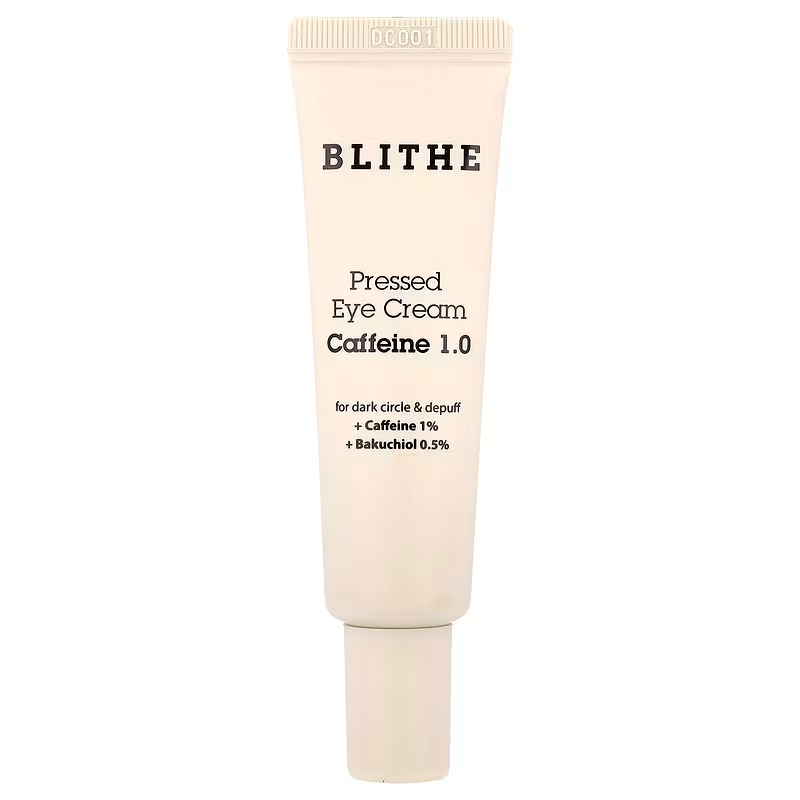 BLITHE Pressed Eye Cream Caffeine 1.0 Dark Circles Puffiness 20ml Exp 11/26