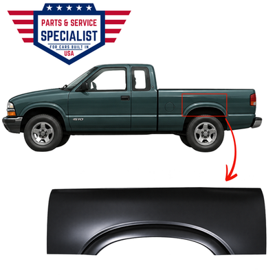 Panel paso rueda trasero izquierdo para Chevrolet S10 GMC Sonoma 1994-2004