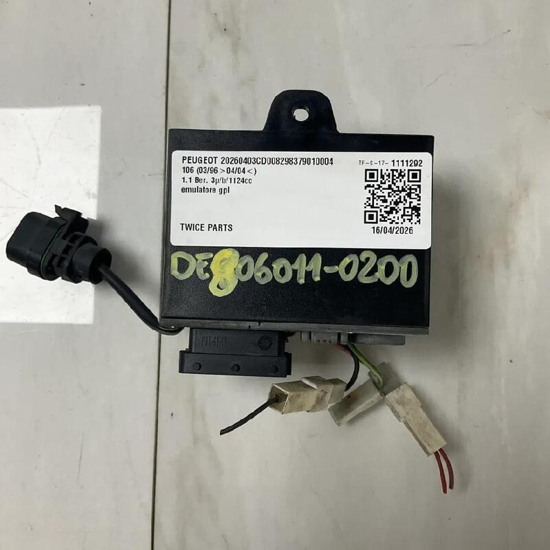 EMULATORE GPL PEUGEOT 106 (03/96>04/04<) 1.1 BER. 3P/B/1124CC de806011-0200
