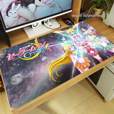 Anime Sailor Moon Crystal Mouse Pad Mat Large Keyboard Play Mat Game Playmat