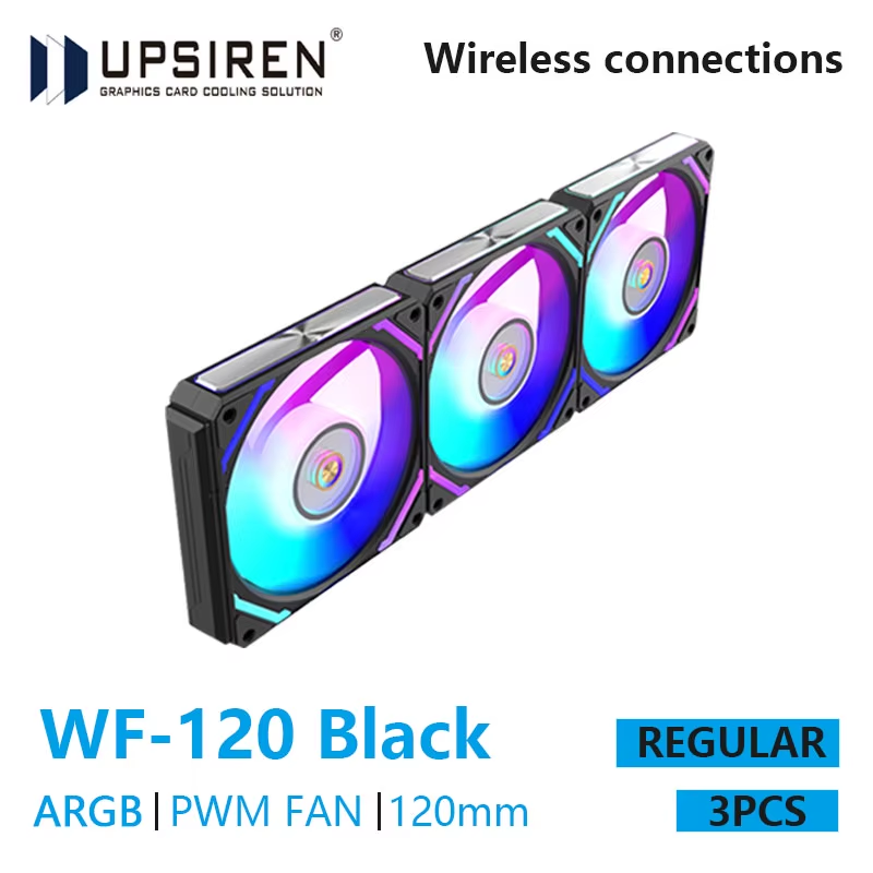 WF-120 ARGB PWM 3PCS Chassis fanARGB120mm/4PIN PWM/ Magic Color Wireless Stitchi