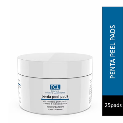 FCL Penta Peel Pads, Exfoliant, Removes Dead Cells, Fine Lines, Wrinkles 25 pcs