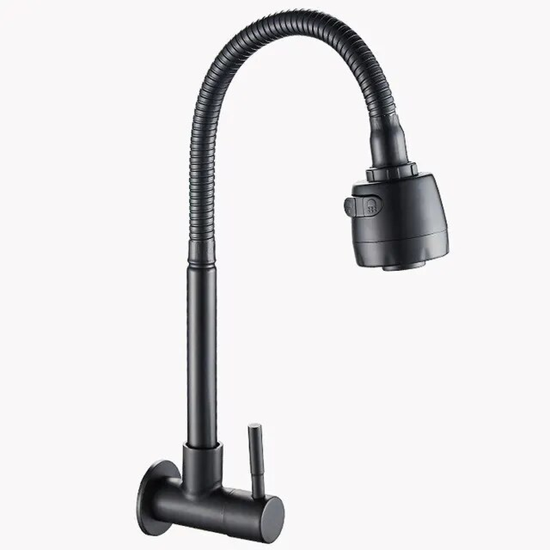 Kitchen Faucet Stainless Steel Sink Flexible Hose Cold Water Two Modes Tap Sink