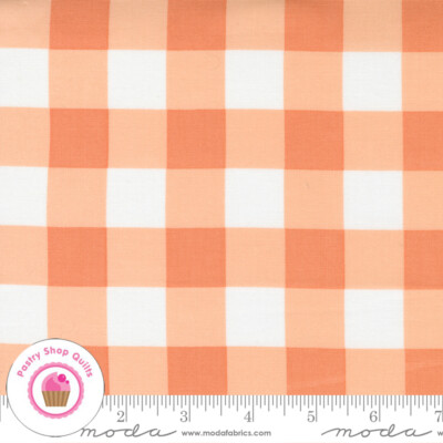 Moda COZY UP 29125 12 Orange Check COREY YODER Quilt Fabric