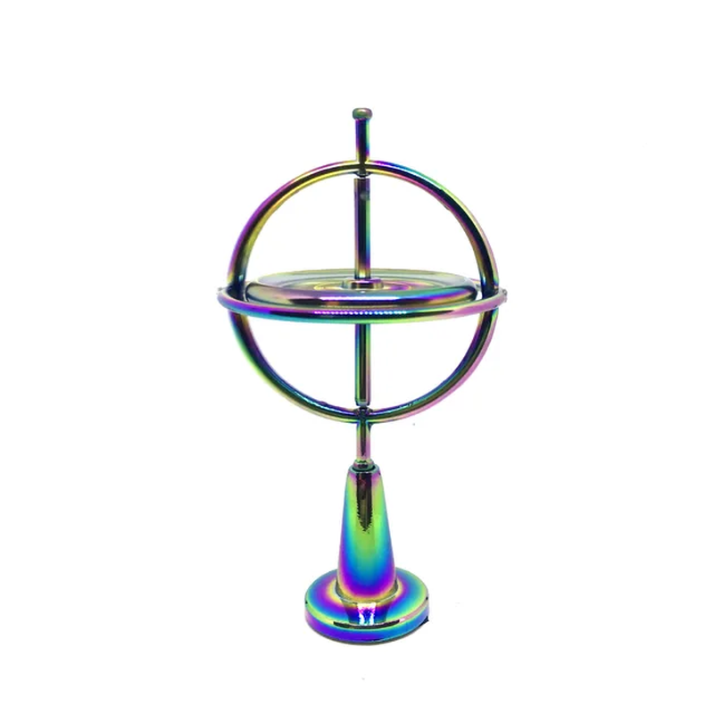 Self-Balancing Gyroscope Anti-Gravity Decompression Educational Toy Colorful Fin