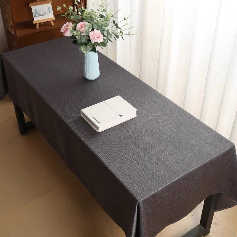90 X 156 Inch Polyester Rectangular Table Cloth for 8-10 Foot Table That Seats 1