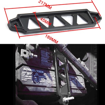 US 19CM Car Battery Fixed Bracket Retaining Clamp Holding  Bolt Tie Buckle Black