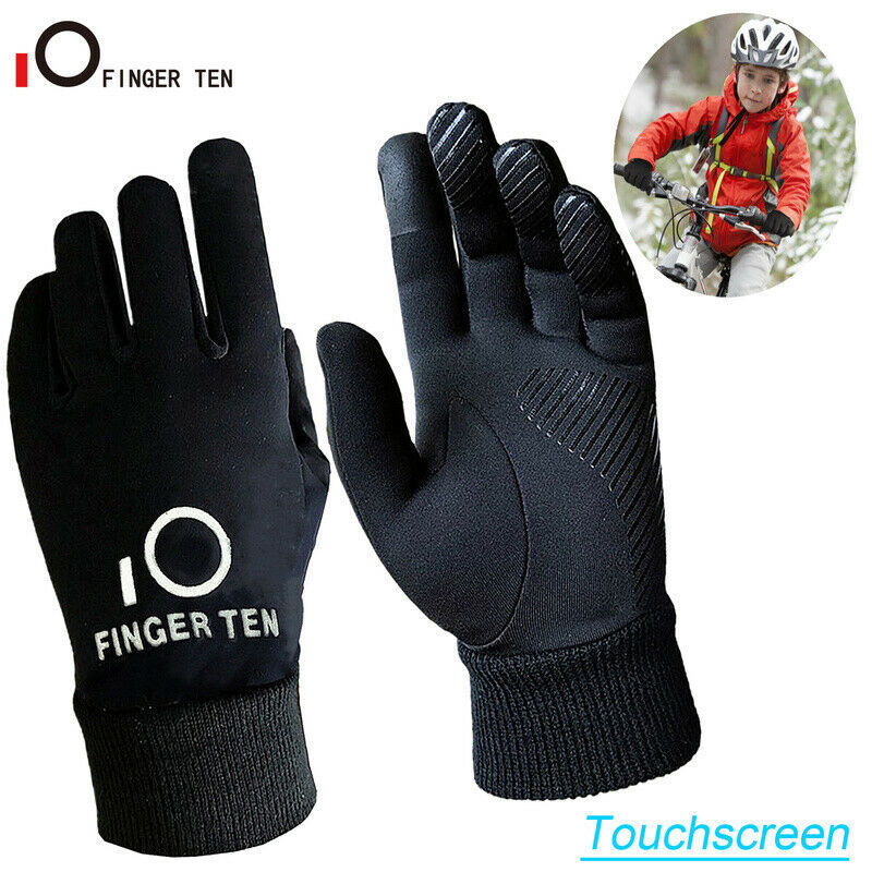 Kids Gloves Winter Waterproof 1 Pair Youth Boys Fleece Warm 3M Cycling Outdoor