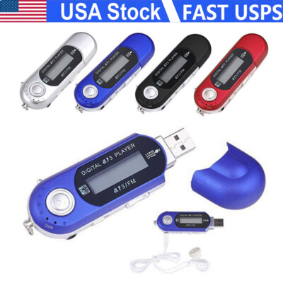 USB digital MP3 Music Player with LCD screen, 32GB TF card and FM radio