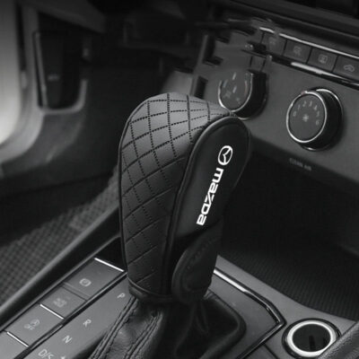 Car Gear Shift Knob Cover Gear Shift Grip Handle Protector for Mazda Accessories