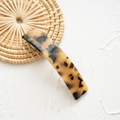 1Pcs Marble Print Vintage Hair Clip Acetate Resin Hair Claw Geometric Barrette 