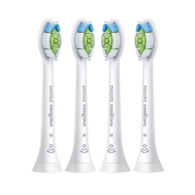 4 Handles W2 Sonicare Toothbrush Replacement Heads Brush Optimal White HX6063/67