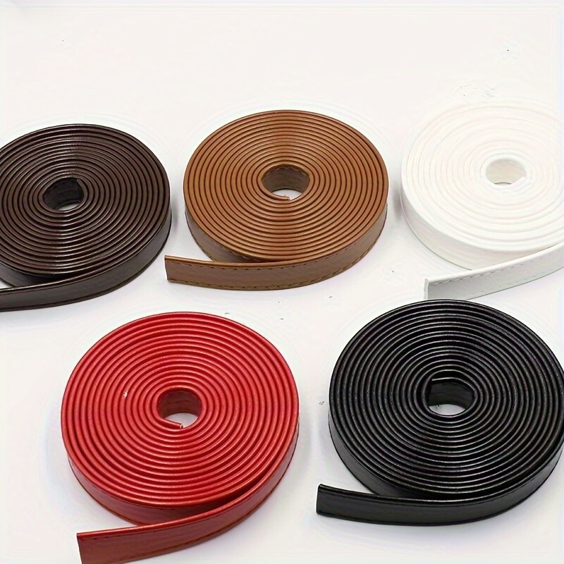 3meter-faux-leather-straps-tape-clothing-bag-accessories-diy-craft-2cm-black-red