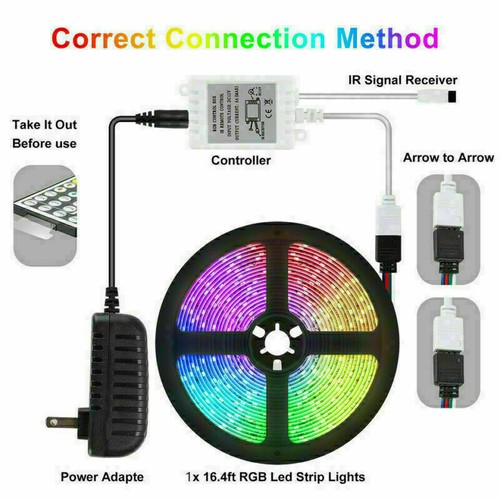 5-20M LED Strip Lights RGB Party Decor TV Lighting Color Changing Tape Cabinet