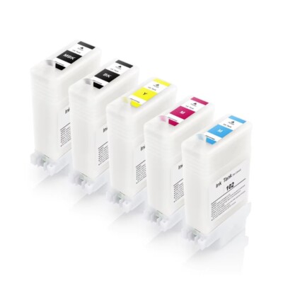 5*260ML PFI-102 Empty Ink Cartridge for Canon IPF700 IPF 650 655 750 755 760 765