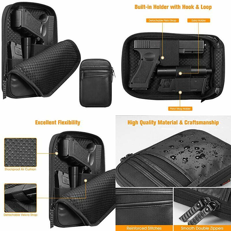 FINPAC Concealed Carry Gun Pouch, Pistol Holster Fanny Pack Waist Pocket for... eBay