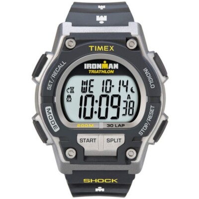 Timex Ironman Triathlon Mens Watch 42mm Water Resistant T5K195