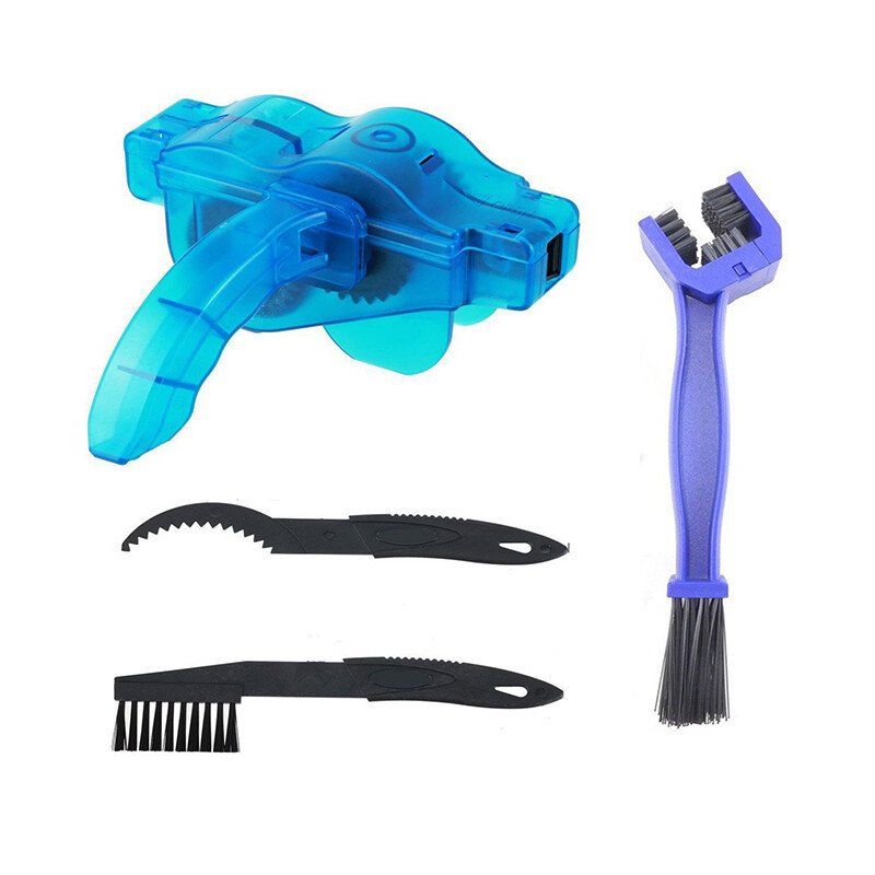 4pcs Bicycle Chain Cleaner Bike Chain Cycling Cleaning Kit For Mountain,Road,BMX