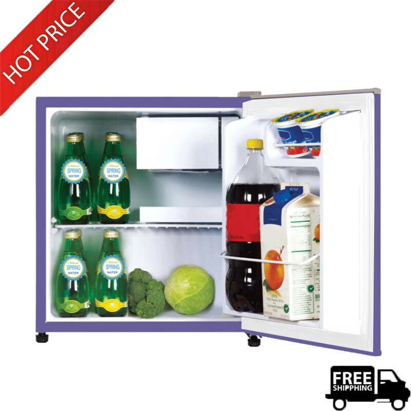 Compact Refrigerator Beverage Dorm Office Purple Us