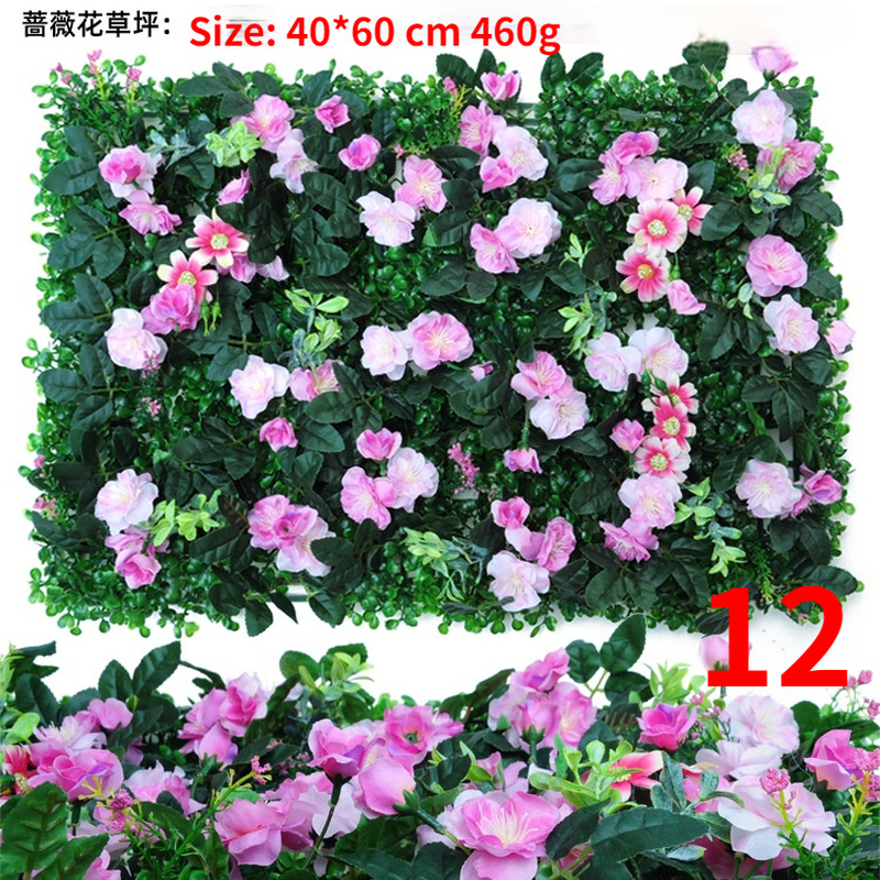 1x Artificial Flower Plant Lawn Grass Carpet Turf DIY Wall Backdrop Landscaping