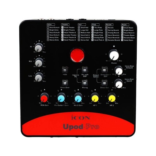 ICON Upod 1 IF + WOAICHOANG BM-900マイク ICON UPOD PRO USB Sound Card Audio Interface with 72 DSP
