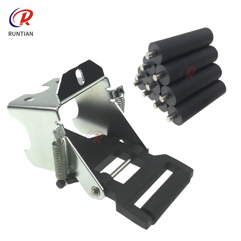 10x35mm pressure cloth wheel rubber pinch rollers bracket Pinch roller assembly