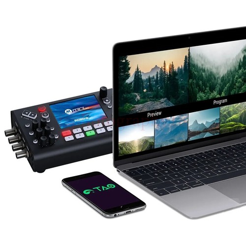 RGBLink mini-ISO 10-Channel 4K SDI HDMI Live Streaming Broadcast Video Switcher