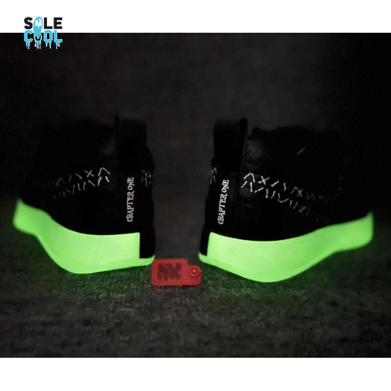 Nike Book 1 Halloween Black Men's Sneaker Shoes GLOW IN DARK