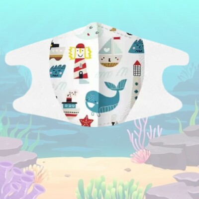 Toddler Small Child Preschool KN95 Face Mask Cover - Boys / Girls Designs