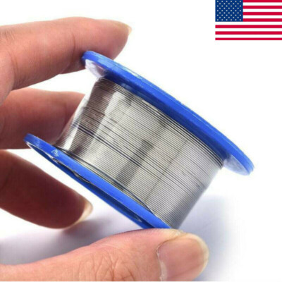 63/37 Tin Lead Solder Iron Wire Roll Rosin Core Soldering 2% Flux Reel Tube 10m.
